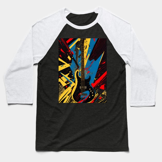 Cosmic Bass Riff: Shattering Musical Dimensions for bass player Baseball T-Shirt by star trek fanart and more